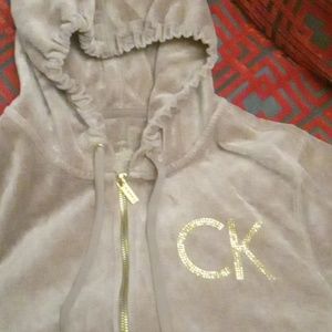 Calvin Klein velour hoodie